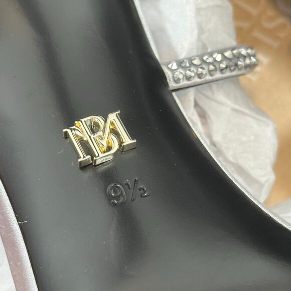 Badgley Mischka Women's Brooke Strappy Bejeweled Stiletto Sandals Heels Size 9.5 - Picture 10 of 11